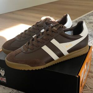 Gola Women’s Dark Brown and Off White Torpedo - unused